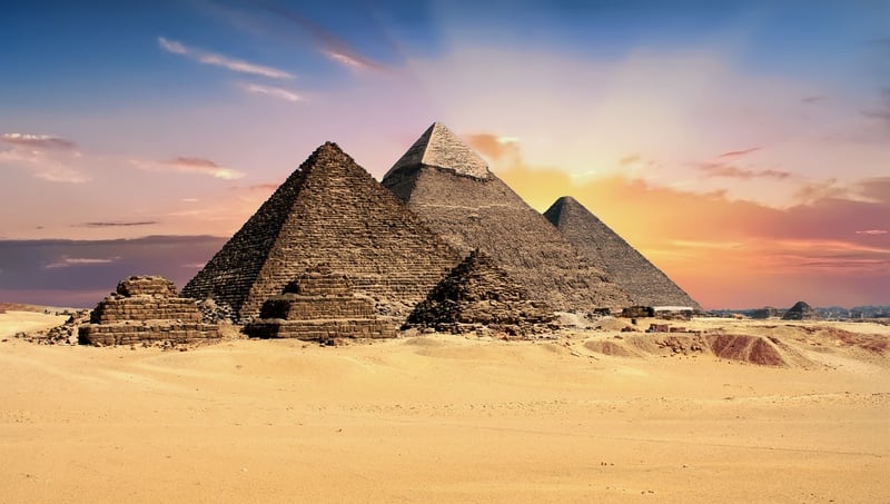Pyramids in Egypt